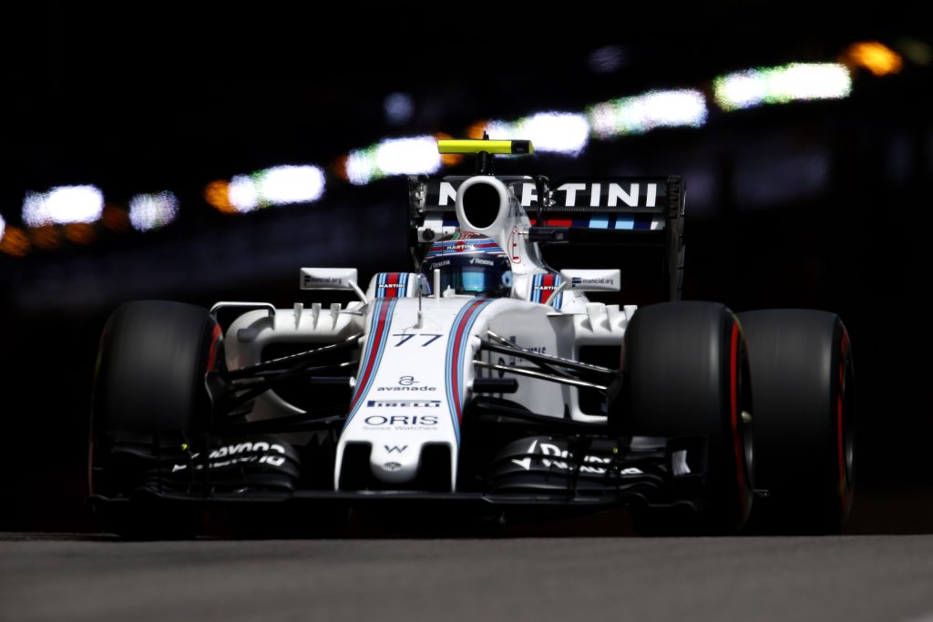 Monte Carlo, Monaco. Thursday 26 May 2016. Valtteri Bottas, Williams FW38 Mercedes. Photo: Glenn Dunbar/Williams ref: Digital Image _89P1612