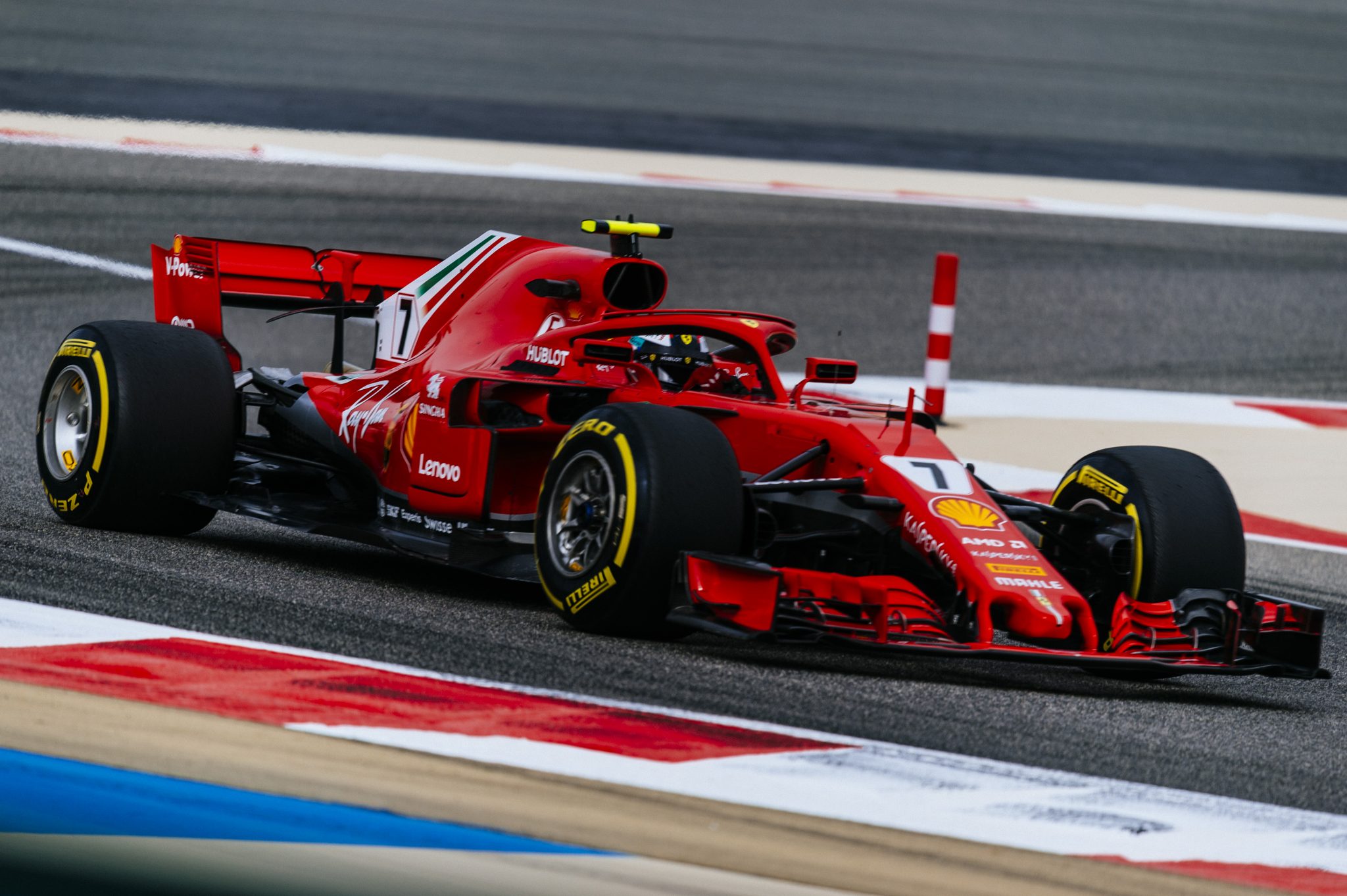 Kimi Raikkonen was fastest at fp2 Bahrain GP 2018