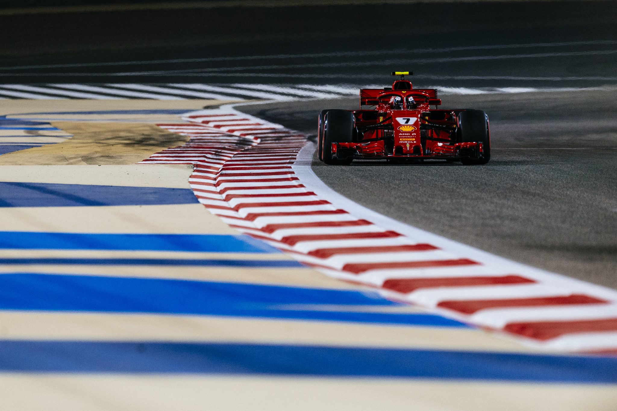 Raikkonen's Ferrari at Bahrain GP 2018