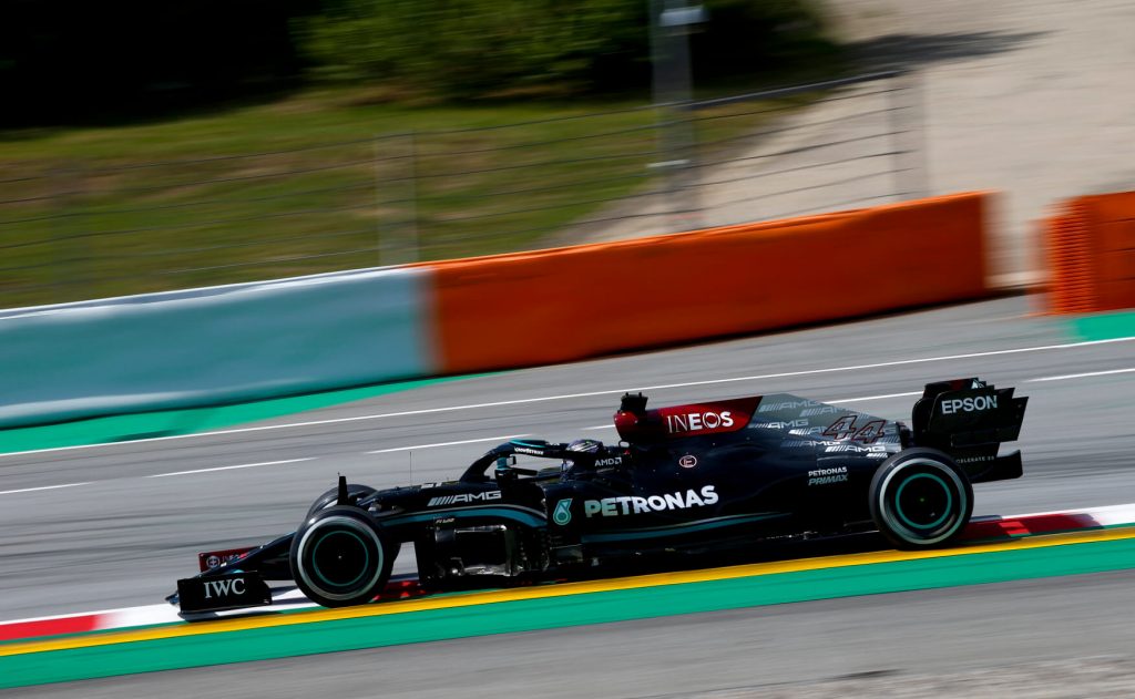 Lewis Hamilton Mercedes F1 GP Ισπανίας FP3 2021