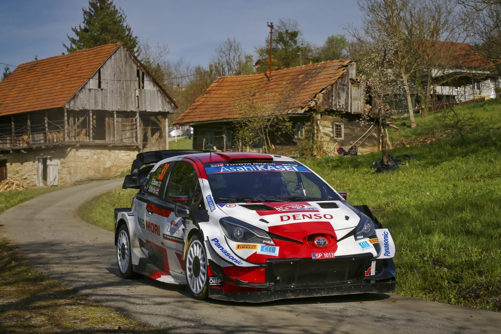 Elfyn Evans Toyota Yaris WRC Rally Croatia 2021