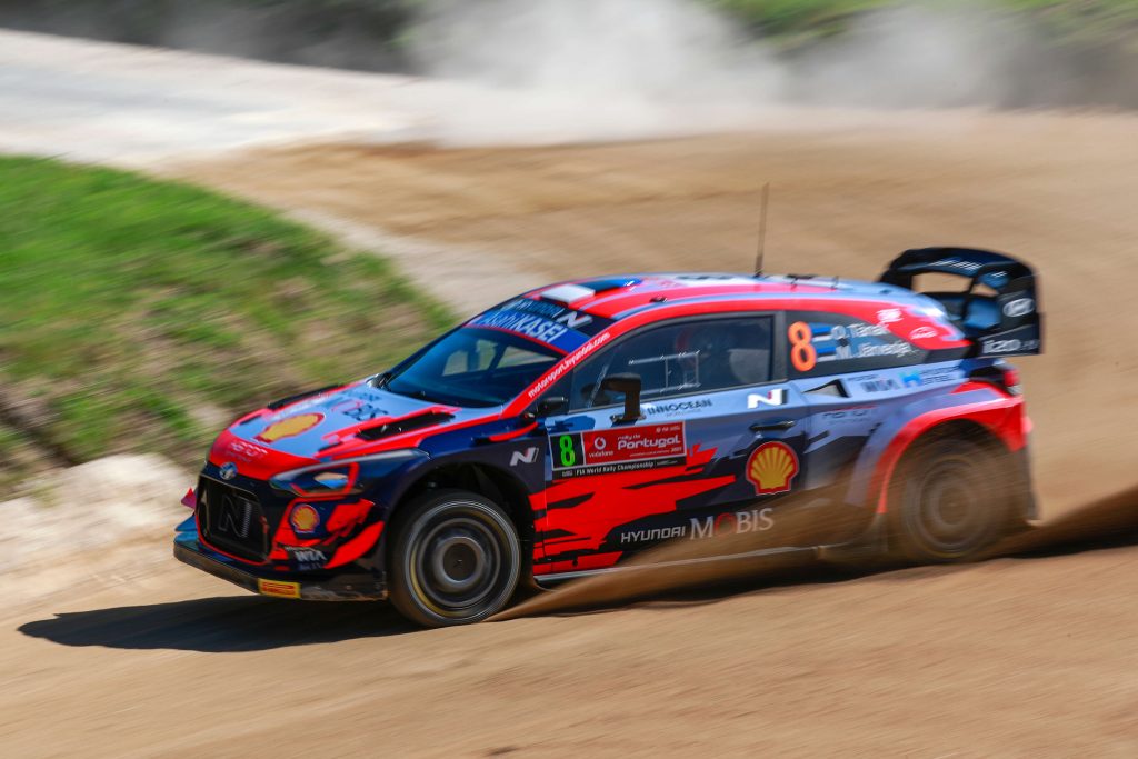 Ott Tanak Shakedown Rally Portugal 2021 Hyundai i20 Coupe WRC