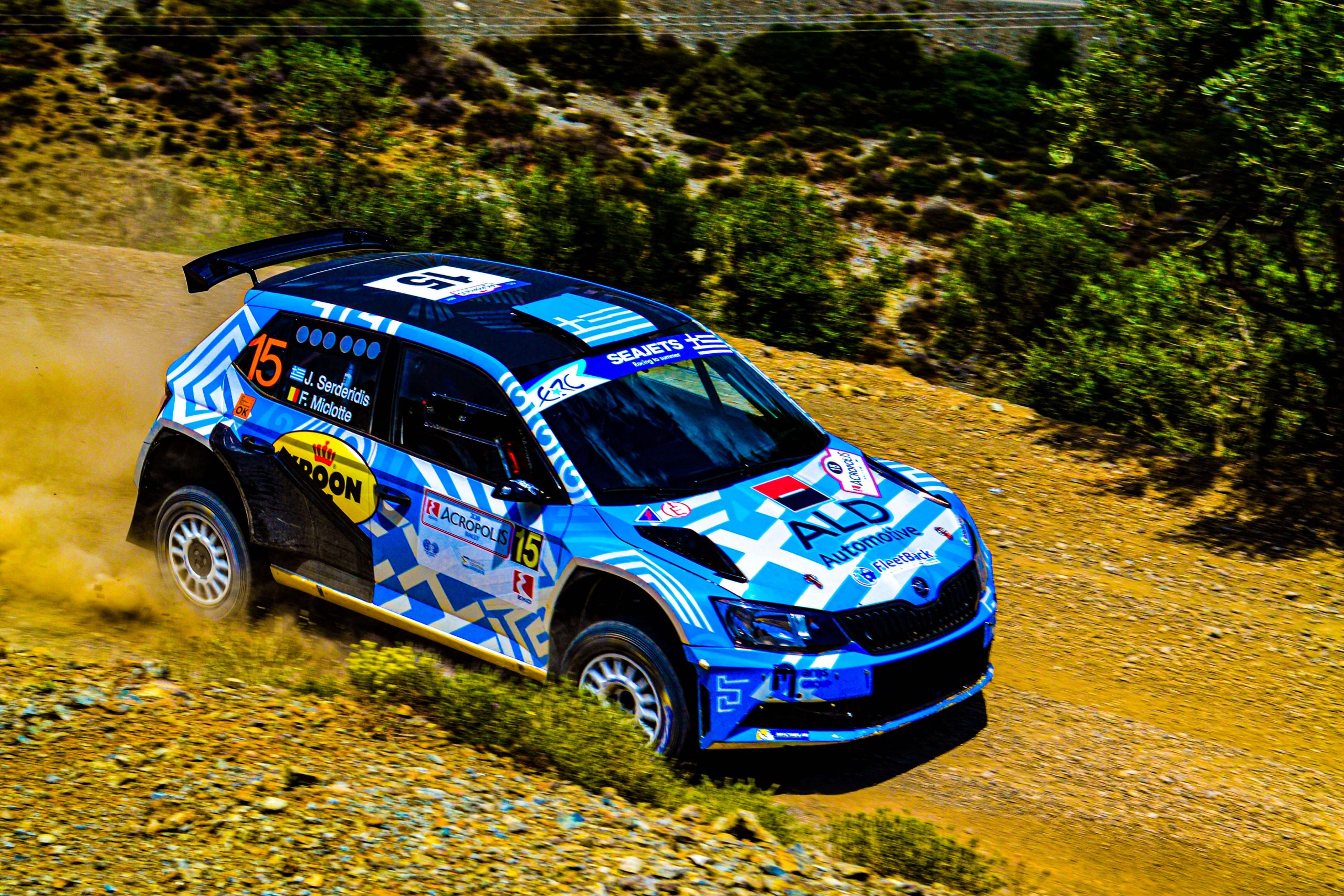 Jourdan Serderidis during Acropolis Rally ERC Shakedown Run 2018