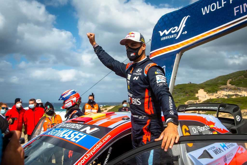 Dani Sordo Rally Italia Sardegna 2020 Winner/Hyundai i20 Coupe WRC