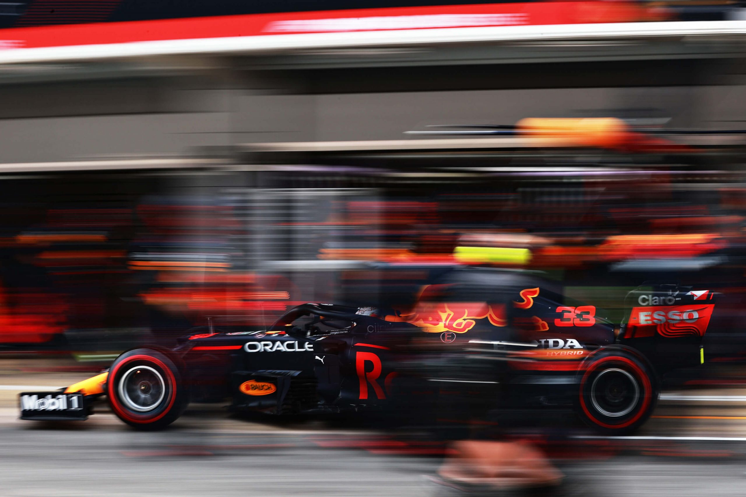 Max Verstapen Red Bull F1 Spanish GP 2021 Pit stop