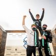 RXR - Nico Rosberg - Molly Taylor - Johan Kristofersson - celebrating the win at Ocean X Prix 2021