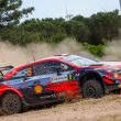 Ott Tanak Hyundai i20 Coupe WRC Rally Italia Sardegna 2021 Day 1 Leader