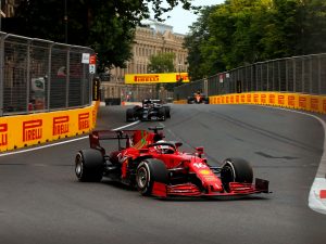 Charles Leclerc Scuderia Ferrari Azerbaijan GP 2021 Race