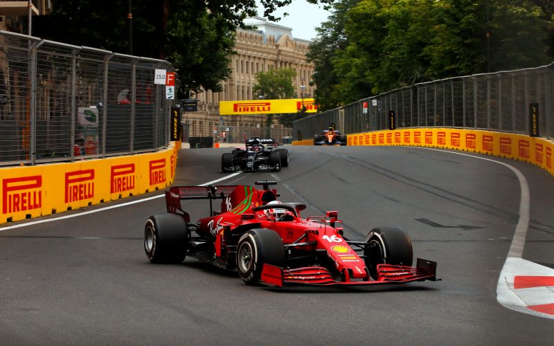 Charles Leclerc Scuderia Ferrari Azerbaijan GP 2021 Race