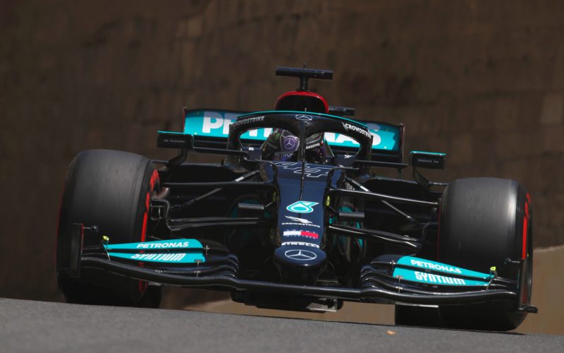 Lewis Hamilton Mercedes F1 Azerbaijan GP 2021 Qualifying