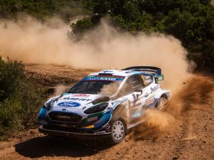 Teemu Suninen Rally Italia Sardegna Ford Fiesta WRC 2021 Crash