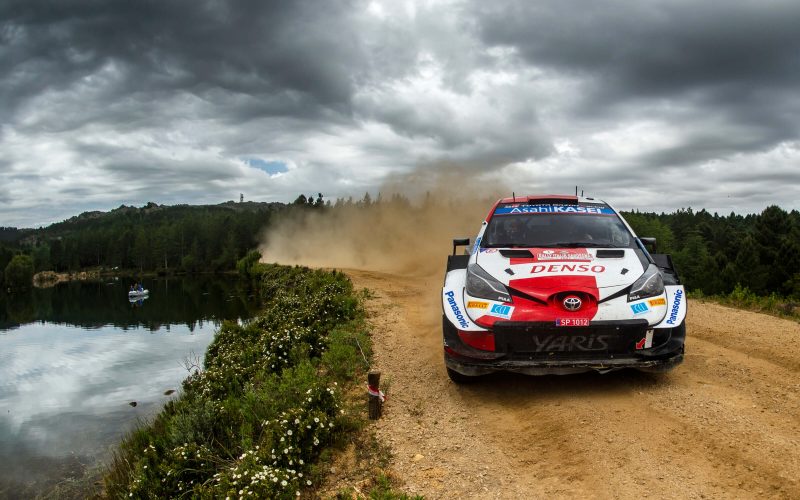 Sebastien Ogier Toyota Yaris WRC Rally Italia Sardegna 2021 Day 2