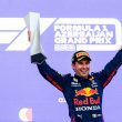 Sergio Perez Red Bull F1 Grand Prin Azerbaijan 2021 Podium