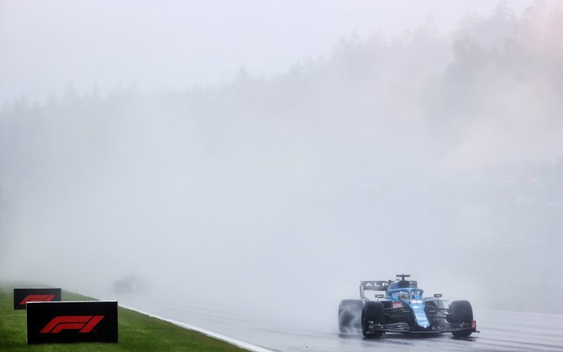 Alonso Spa race