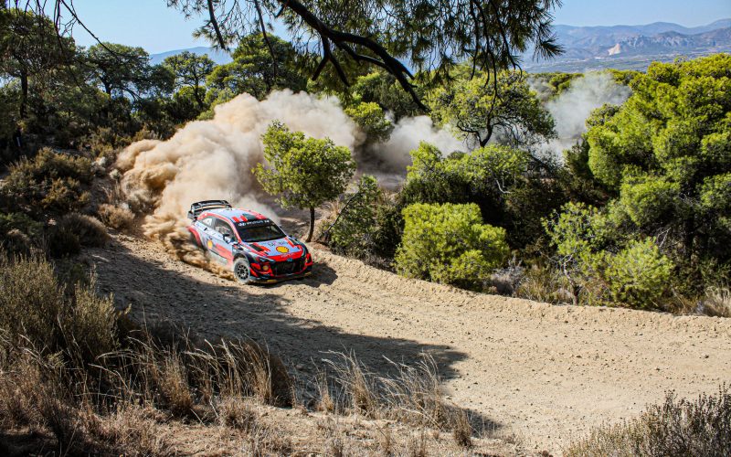 Dani Sordo Rally Acropolis 2021 Testing Hyundai i20 Coupe WRC