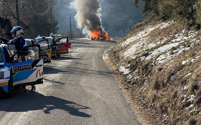 Volkswagen Polo GTI R5 Fire Rally Monte Carlo 2023