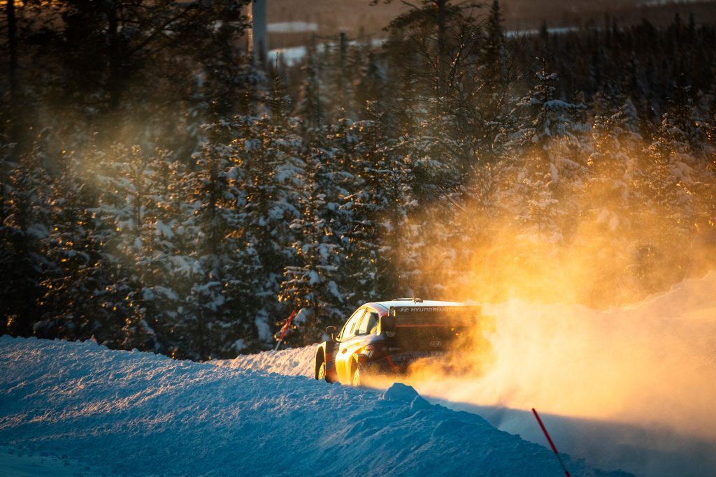 Oliver Solberg Hyundai i20N Rally 1 Rally Sweden