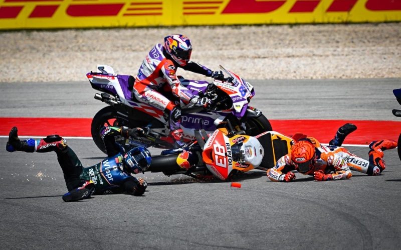 MotoGP - Portuguese GP 2023 - Marquez crash