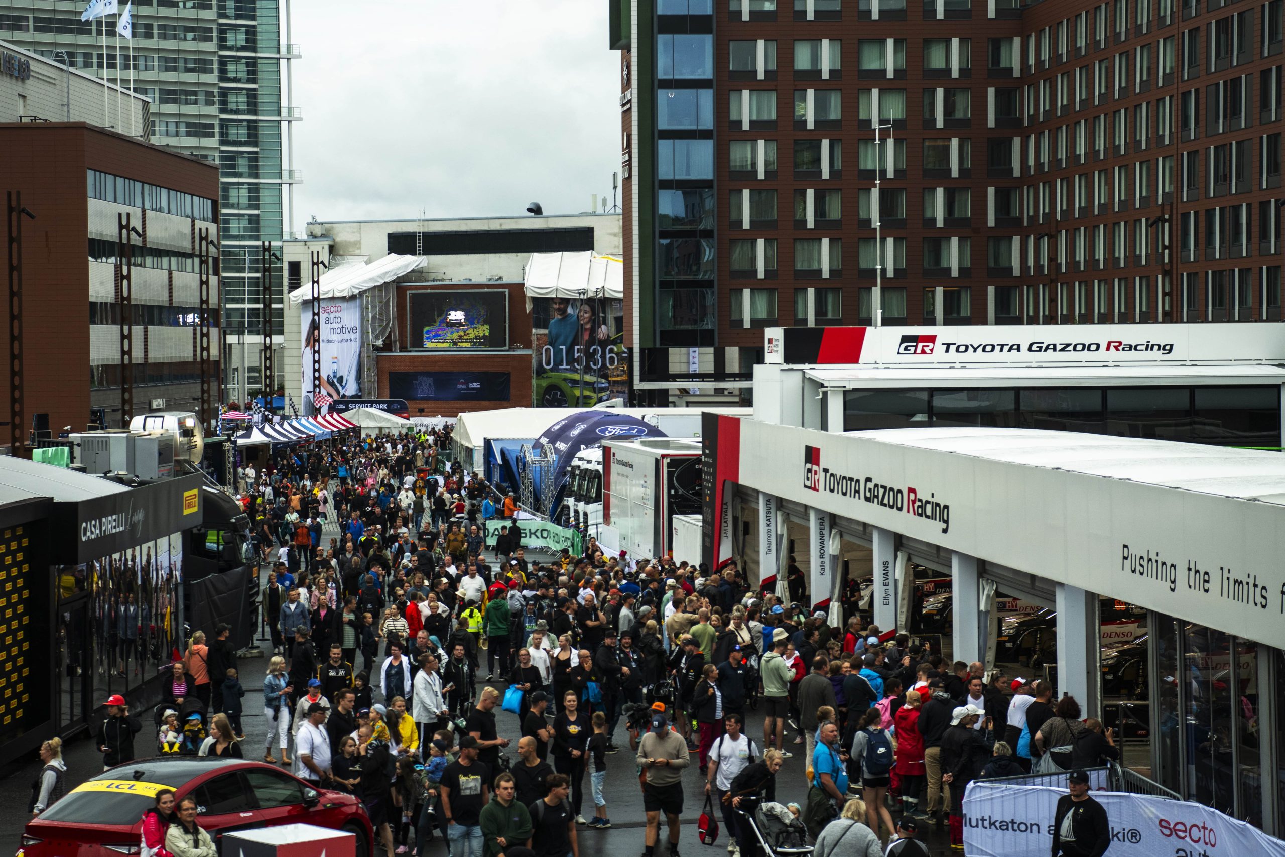 WRC Service Park