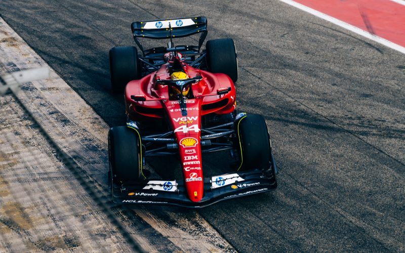 Hamilton Ferrari ατύχημα