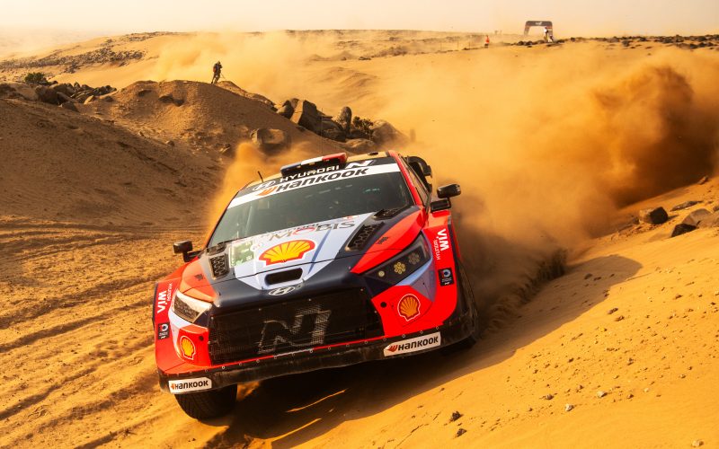 Adrien Fourmaux Rally Saudi Arabia 2025 Hyundai i20N Rally1